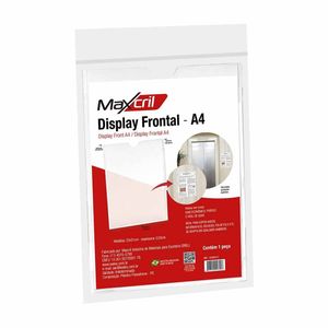 Quadro Aviso Multiuso A4 Cristal 1193 Maxcril - UN