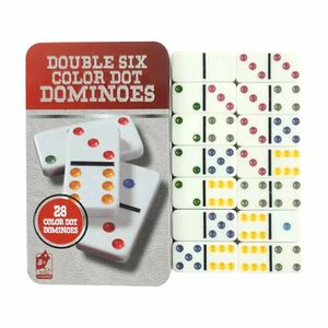 Dominó Tipo Osso Estojo 28 Peças 70301 Unica - 28PCS