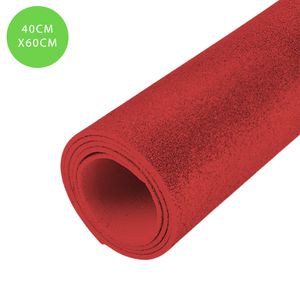 E.V.A Glitter 1,5mm 40x60 Vermelho PE4501 Brw - 5FL