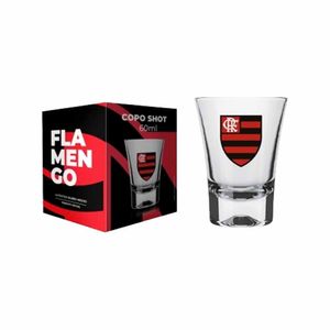 Copo Vidro Shot 60ml Flamengo 4033 Allmix - UN