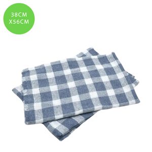 Saco Alvejado Xadrez 38x56cm Azul LL15XAE Limpoplus - 10UN
