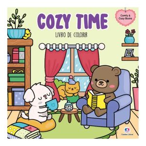 Livro Infantil para Colorir Cozy Time 0521 Ciranda cultural - UN