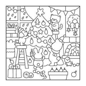 Livro Infantil para Colorir Cozy Time 0521 Ciranda cultural - UN
