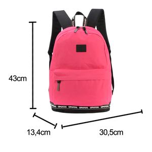 Mochila Juvenil Up4you Pink MS46519UP Luxcel - UN