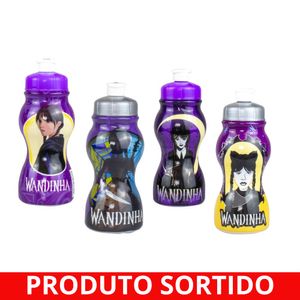 Garrafa Plástica 250ml Squeeze Sleev Wandinha 0147 Plasduran - UN