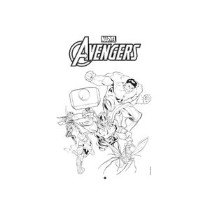 Livro Infantil Colorir Avengers 7753 Bicho esp. - UN