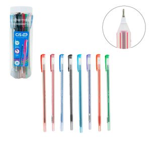 Caneta Esferográfica Tik 0.7mm Sortido 57717 Cis - 24UN