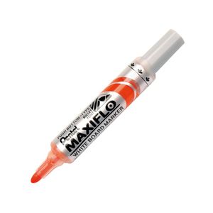 Pincel Quadro Branco Maxiflo Laranja MWL5M-F Pentel - 12UN