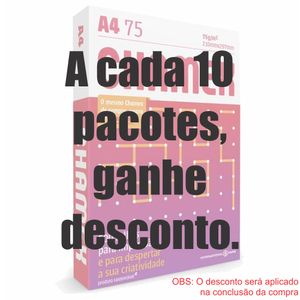 Papel A4 75 g/m² 500 Folhas Branco 3502 Chamex - 500FL