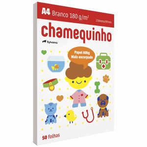 Papel Sulfite A4 180 g/m² 60 kg Branco 5074 Chamex - 50FL