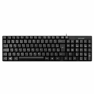 Teclado ABNT USB Slim Preto Laser TC193 Multilaser - UN