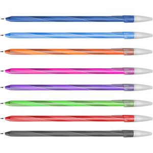 Caneta Esferográfica 0,7 mm Spiro Glow Cores 0634 Cis - 8UN