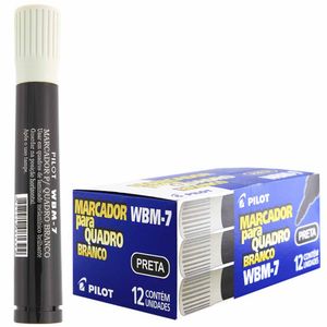 Pincel Marcador WBM-7 Preto 1450 Pilot - 12UN