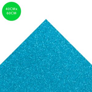 TNT Glitter 1,5mm 40x60cm Azul Claro 64210 Dub flex - 5FL