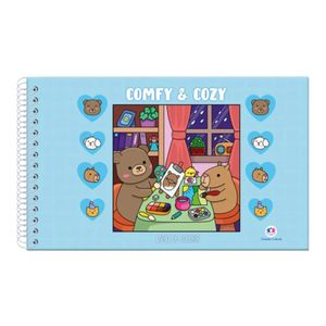 Livro Infantil para Colorir Bobbie Comfy Cozy Blue 2167 Ciranda cultural - UN