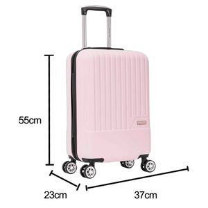 Mala Viagem 20'' P Rosa Claro MZV505P Santino - UN