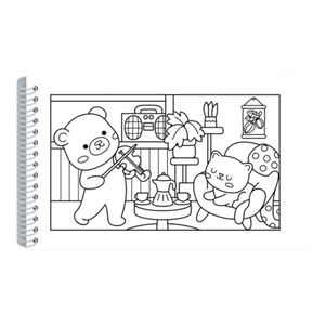 Livro Infantil para Colorir Bobbie Comfy Cozy Pin 1542 Ciranda cultural - UN