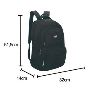 Mochila Notebook Preto Maracatu SAN258U01 Santino - UN