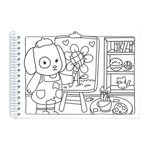 Livro Infantil para Colorir Bobbie Cute Vibes 3614 Ciranda cultural - UN