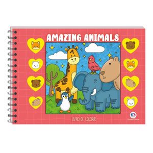Livro Infantil para Colorir Bobbie Amazing Animal 4037 Ciranda cultural - UN