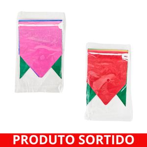 Bandeirola Plástico Cores Sortidas com 10m 4 Mabi festas - 20FL