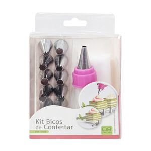 Bico para Bisnaga de Confeitar IXB03068 Casita - 9PCS