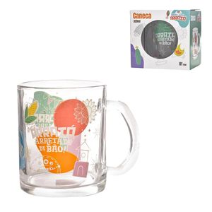 Caneca Vidro 320ml Arraia Junina 0002 Rocie - UN