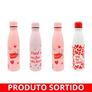 Garrafa Alumínio 600ml Namorados FJ90690 Fwb - UN