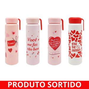 Garrafa Alumínio 600ml Namorados FJ90686 Fwb - UN
