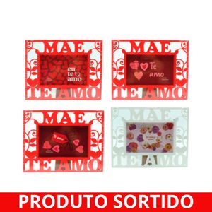 Porta Retrato Mãe Te Amo Slim FJ90712 Fwb - UN
