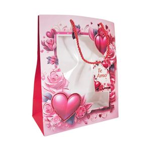 Sacola para Presente Papel Namorados FJ9072 Fwb - UN