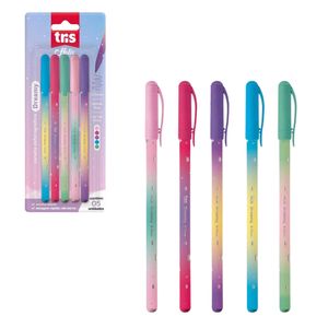 Caneta Esferográfica Tris Holic Dreamy 902955 Tris - 5UN