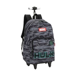 Mochila de Rodinhas Hulk Cinza MC47052AG Luxcel - UN