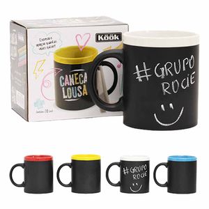 Caneca Lousa 320ml + Giz PRC10051 Kook - UN