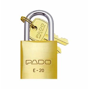 Cadeado 20mm Latão com Chave 0026 Pado - UN