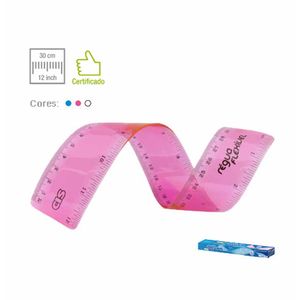 Régua 30cm Flexível Sortida 7500 Cis - UN