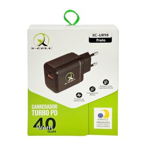 Carregador Elétrico USB Tipo C XCUR98 X-cell - UN