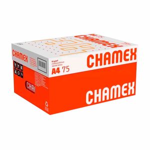 Caixa Papel A4 75g 500 Folhas Branco Chamex - 10 Resmas