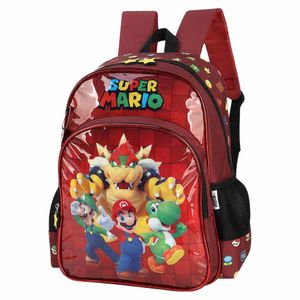 Mochila Infantil Vinho Super Mario IS39441MO Luxcel - UN