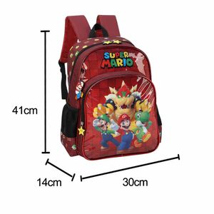 Mochila Infantil Vinho Super Mario IS39441MO Luxcel - UN