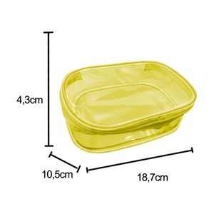 Estojo Escolar Bubble Amarelo 4043 Dac - UN