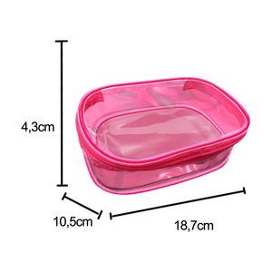 Estojo Escolar Bubble Rosa 4042 Dac - UN