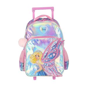 Mochila de Rodinhas Barbie Rosa IC41462BB Luxcel - UN