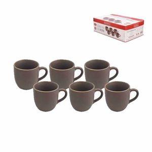 Xícara 100ml Cerâmica Marrom C107 Hauskraft - UN