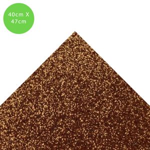 E.V.A Glitter 1,8mm 40x47 Marrom 0501 Magic - 5FL