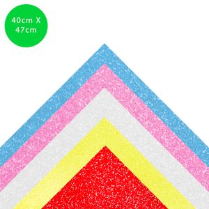 E.V.A Glitter 1,8mm 40x47 Sortido Neon 0808 Magic - 5FL