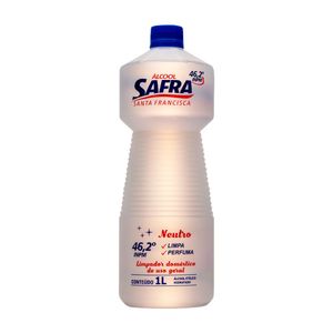 Álcool Liquido 46° 1 Litro Neutro 0103 Safra - UN