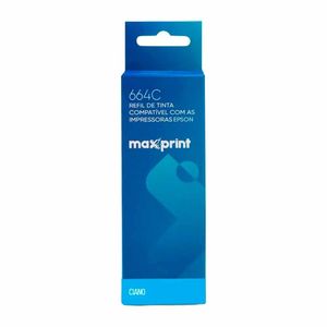 Refil Compatível Epson T664220 100ml Ciano (664) Maxprint - UN