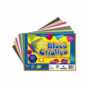 Bloco Criativo A4 120g/m² 5664 Romitec - 32FL