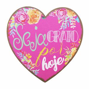 Quadro Decorativo Coração Sortido DEQ01119 Wincy - UN
